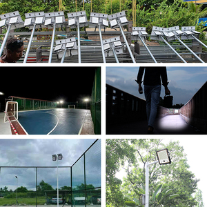 Lampu Sorot Tenaga Surya MELINZ 100W 200W 300W 400W 600W Lampu LED Tenaga Surya Tahan Air untuk Luar Ruangan - Product Image 6