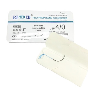 เย็บแผลโพลีโพรพิลีนแบบไม่ดูดซึม USP 2-6/0 - Product Image 2