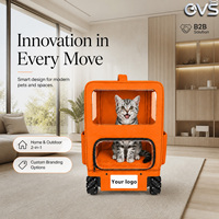 Poussette électrique pour animaux de compagnie OVS multifonctionnelle, stable, sûre, légère, avec fonction de montée d'escaliers, de suivi automatique des fenêtres et télécommande
