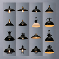 Luminaire suspendu pour îlot de cuisine industriel, luminaire suspendu en fer noir, luminaire suspendu LED pour salle à manger, restaurant