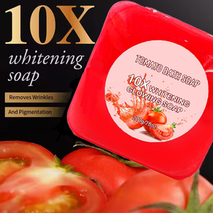 Jabón Vegano Aclarante para la Piel, Jabón Blanqueador Natural y Orgánico Hecho a Mano con Tomate - Product Image 2