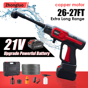 Lavadora a presión inalámbrica portátil Plástico 180W Potencia de salida 21V Voltaje para limpieza de lavado de autos - Product Image 1