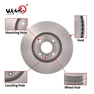 UJOIN Fabricante <span class=keywords><strong>Precio</strong></span> Rotor Pastillas de freno y rotores baratos para VOLKSWAGEN Bora Jetta Santana. Audi A1 <span class=keywords><strong>Skoda</strong></span> Rapid 1J0615301R - Product Image 2