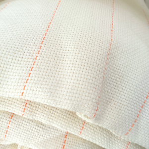 Hữu Cơ Thoáng Khí Thêu Chéo Tufting Vải Với Đánh Dấu Dòng Vải Đấm Kim Cho Cô Gái Chàng Trai Cho Nhà Dệt Sử Dụng - Product Image 3