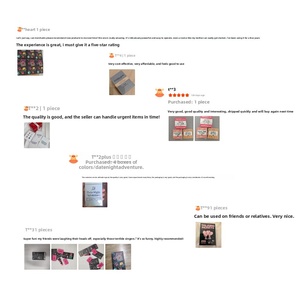 Tarjetas Románticas Personalizables de Papel Rosa para Parejas, Juego para Mejorar las Sensaciones Nocturnas en el Dormitorio - Product Image 6