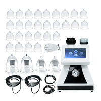 Tragbares 4-in-1 Vakuumtherapiegerät zur Brustvergrößerung Körperentspannung 360° Rotationsroller Lymphdrainage-Maschine