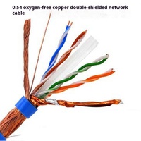 Baoxun 5M Gigabit Ethernet Cat6A Cable de red Par trenzado de doble blindaje 300m Rj45 Cobre puro sin oxígeno 1M Cable de conexión CCC