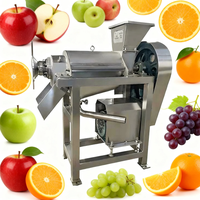 Fruit- en groentesapcentrifuge voor fruitverwerkingsbedrijven met krachtige motor (1,5 kW) en inclusief kloppers