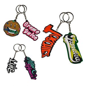 <b>Custom</b> Designer 3D/2D Soft Rubber PVC <b>Keychain</b> Promotional Wholesale Gift with Customised Cartoon Logo - Product Image 5