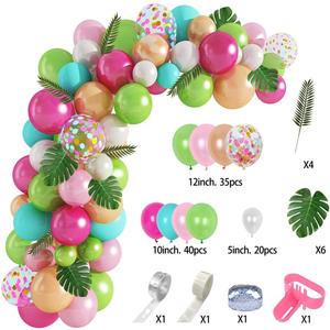 Diskon besar Kit karangan bunga <span class=keywords><strong>Flamingo</strong></span> tema Hawaii tropis balon dekorasi pesta musim panas - Product Image 1