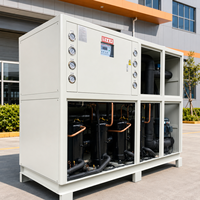 Compresseur hérmétique à spirale écoénergétique et respectueux de l'environnement, contrôle automatique, refroidisseur industriel 20HP refroidi par eau