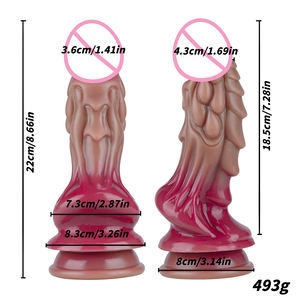 <span class=keywords><strong>Dildo</strong></span> Gigante de Silicona Suave con Sensación Realista, Potente Ventosa, Juguete de Masturbación para Hombres y Mujeres, Dildos Enormes - Product Image 5