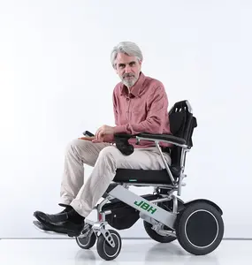 Ультралегкая инвалидная коляска JBH с электрическим пультом дистанционного управления, складная электрическая инвалидная коляска для инвалидов