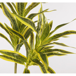 Artificial Lily Bamboo <b>Plant</b> Yellowish Green Indoor Decoration High Simulation Leaves QH-57055 - Product Image 3