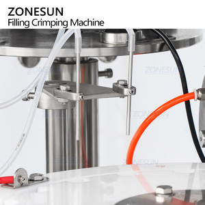 ZONESUN ZS-AFC39D Automatic Monoblock Rotary Peristaltic Pump <b>Glass</b> <b>Vial</b> Bottle Liquid Filling Stoppering Capping Machine - Product Image 5