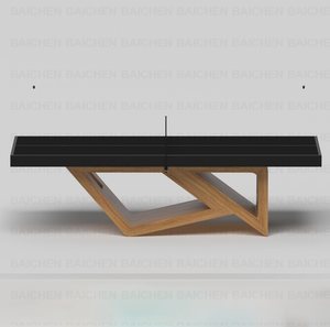 <span class=keywords><strong>Table</strong></span> <span class=keywords><strong>de</strong></span> <span class=keywords><strong>ping</strong></span>-pong moderne en bois massif, mobile, OEM ODM, taille personnalisée, durable, pour la maison, le bureau, la villa, les jeux <span class=keywords><strong>de</strong></span> loisirs en intérieur - Product Image 3