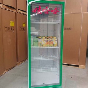 Tốt nhất duy nhất cửa thương mại kính hiển thị <span class=keywords><strong>Showcase</strong></span> uống làm mát thẳng đứng tủ lạnh để bán - Product Image 2