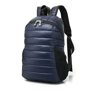 Оригинальный осенне-зимний модный пуховик для путешествий, сумка, веганский рюкзак, сумки