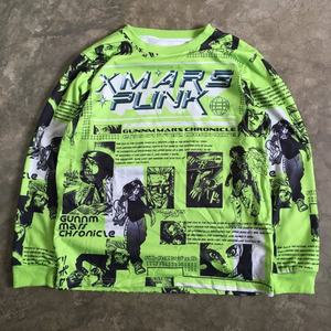 Camiseta Personalizada con Estampado Gráfico DTG, 100% Algodón, Tejido de Punto, Talla Grande, Manga Larga, Color Blanco para Hombre - Product Image 1