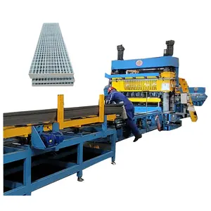 Xinzhou carbon steel grating machine heavy duty steel grating machine serrated steel grating machine