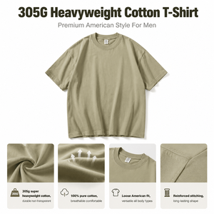 Summer Men's Oversized Plain Cotton T-Shirt Short Sleeve O-Neck Solid Color Casual Wear Breathable Jersey Knit - Product Image 4