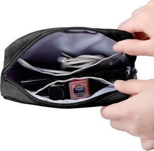 OEM Small Makeup Bag Cosmetic Toiletry Skin Care <b>Make</b> up Little Items Pouch for Purse Zipper Travel Accessories for Women Men - Product Image 5