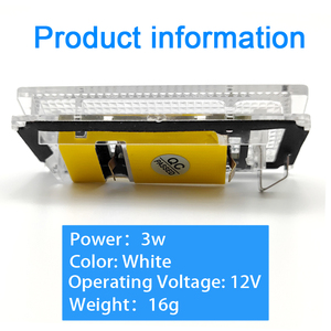 Éclairage <span class=keywords><strong>de</strong></span> <span class=keywords><strong>plaque</strong></span> d'immatriculation led super lumineux 7000K pour <span class=keywords><strong>BMW</strong></span> <span class=keywords><strong>E46</strong></span> 4 portes 1998-2005 éclairage <span class=keywords><strong>de</strong></span> <span class=keywords><strong>plaque</strong></span> d'immatriculation led canbus étanche - Product Image 2