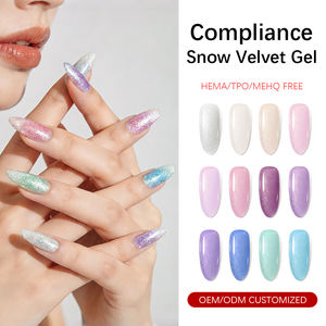 Esmalte de Uñas en Gel Terciopelo Nieve Curado UV, Libre de Hema, TPO, MEHQ, Retirable en Remojo, Cumple con Normativas, Suministros de Arte de Uñas OEM/ODM con Logotipo Personalizado - Product Image 5