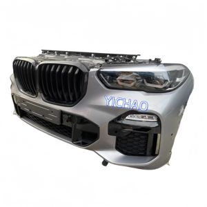 Parachoques de coche de <span class=keywords><strong>segunda</strong></span> <span class=keywords><strong>mano</strong></span> <span class=keywords><strong>X5</strong></span> G05 de Venta caliente con envolvente de montaje de Faro y radiador, kit de parachoques delantero <span class=keywords><strong>X5</strong></span> - Product Image 3