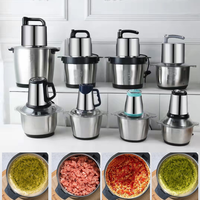 Livraison rapide Yam Pounder Machine 6L Fufu Pounding Blender Hachoir à viande électrique Hachoir à viande