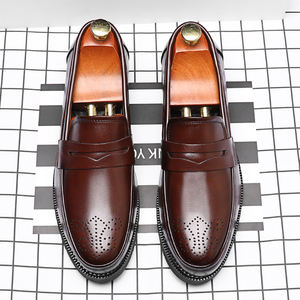 Zapatos Formales Personalizados para Hombre, Casuales, Elegantes, Clásicos, para Bodas, Otoño, Impermeables, Ligeros, con Soporte de Arco - Product Image 5