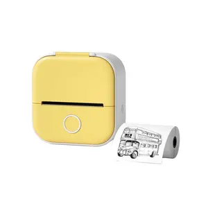 Wholesale Home Use Storing Organizing Mini Portable Thermal Label Printer Wireless Sticker Pocket Printer For Iphone Laser Stock