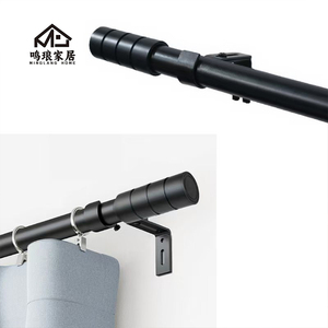 <span class=keywords><strong>Tringle</strong></span> à <span class=keywords><strong>rideau</strong></span> noire, tringles à rideaux <span class=keywords><strong>pour</strong></span> fenêtres, <span class=keywords><strong>tringle</strong></span> à <span class=keywords><strong>rideau</strong></span> longue et robuste <span class=keywords><strong>pour</strong></span> porte <span class=keywords><strong>coulissante</strong></span> 8086 - Product Image 4