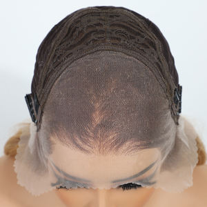 Peluca de Cabello Sintético con Ondas Suaves y Sin Nudos, Frente de Encaje 13x4, Fibra Futura, Sin Llama, Encaje Frontal 360 HD, Sin Pegamento - Product Image 4