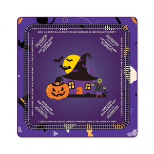Tapete de Mahjong Americano de Neopreno para Halloween, Antideslizante, Acolchado Grueso, Reductor de Ruido, para Juegos de Mesa como Póker, Dominó, Regalo - Product Image 4