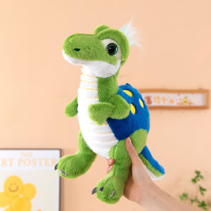 Vente en gros de jouets en peluche dinosaure, <span class=keywords><strong>T</strong></span>-<span class=keywords><strong>Rex</strong></span> et Triceratops réalistes pour enfants Cadeau et collection - Product Image 1