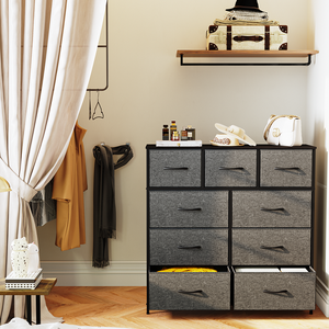 <span class=keywords><strong>Redman</strong></span> Alta Calidad Gran capacidad Ajustable Portátil Negro Gran casillero para Dormitorio Con 9 Cajones - Product Image 4