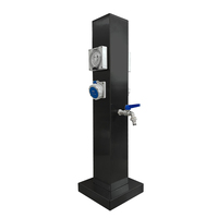Alimentation multifonctionnelle pour l'extérieur Prise industrielle étanche à cinq trous RV Camp IP66 Piquets d'hydroélectricité