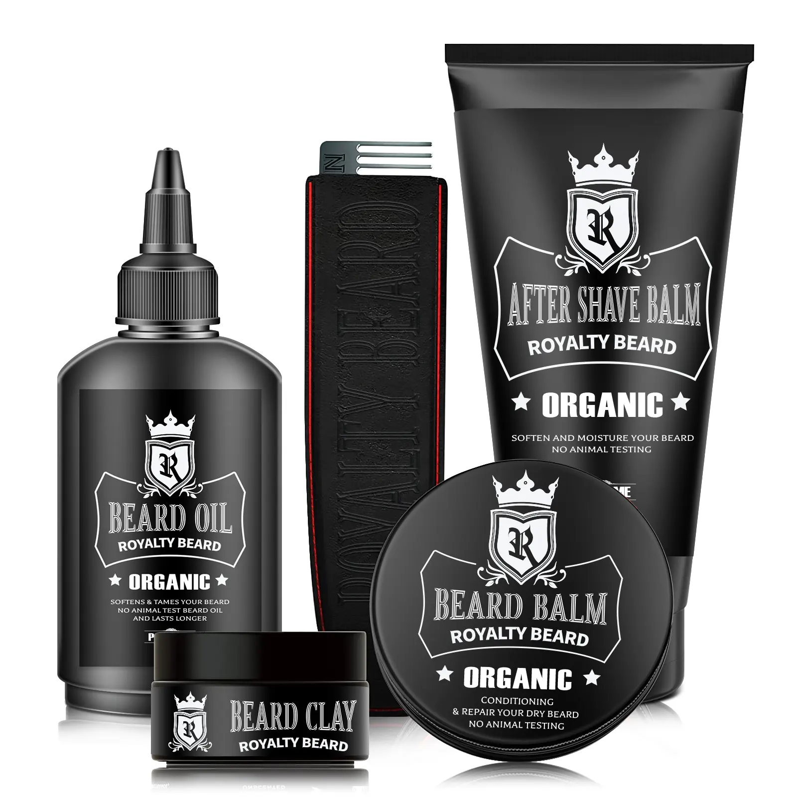 Men Care BARBERPASSION Private Label Beard Care Kit For Men Mens Grooming Products Set Customizable