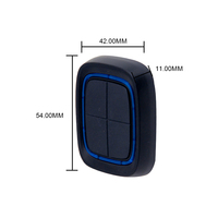 Télécommande de porte de garage YET2247 à 4 boutons, télécommande de portail, télécommande de porte automatique, émetteur de porte automatique, télécommandes de fenêtre