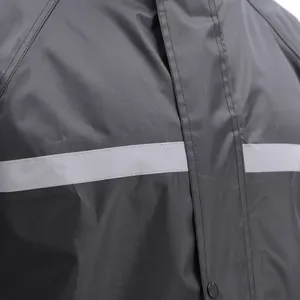 Imperméable une pièce long adulte pour hommes et femmes coupe-vent en tissu Oxford épais imperméable à l'eau