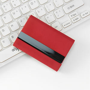 Porte-cartes de visite de luxe avec boucle magnétique, porte-cartes de visite fin en acier inoxydable, étui pour cartes de crédit et d'identité - Product Image 6