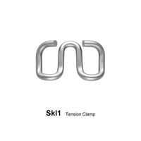 Skl1 Pince de tension à ressort élastique pour système de fixation de voies ferrées, pour traverses de béton