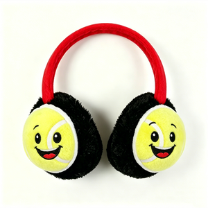 Orejeras de Felpa Personalizadas con Diseño de Sonrisa para Calor y Diversión - Product Image 2