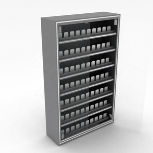 Exhibidor de Cigarrillos Acrílico de Pie con Sistema de Empuje, Organizador de Tabaco de Gran Capacidad para Tiendas de Conveniencia - Product Image 1