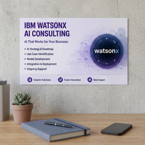 บริการให้คำปรึกษาด้านปัญญาประดิษฐ์ของ IBM Watsonx สำหรับ MAC/ แผนการใช้งานเชิงกลยุทธ์ การระบุกรณีศึกษา การพัฒนาโมเดล การบูรณาการ - Product Image 2