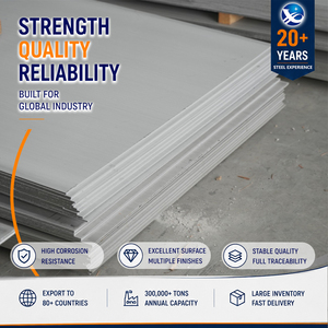 304 No.4 Finish 1.5mm 1000mm 5x10' Skin Passed JIS G4305 Stainless Steel Sheet with Superior Surface Quality - Product Image 1