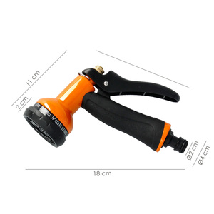 Pistola per irrigazione in metallo soft-touch, 10 posizioni - Product Image 2