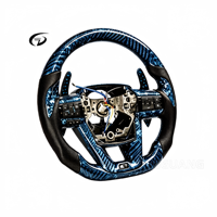 Directement du fabricant : Volant en fibre de carbone forgé pour Hilux, volant bleu et or