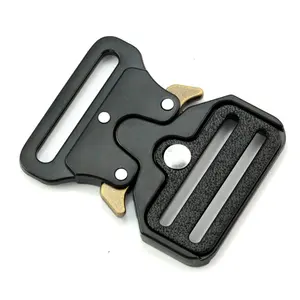 4908 40mm Custom Logo Release Cobra Buckle Zinc Alloy Belt Buckles For Backpacks